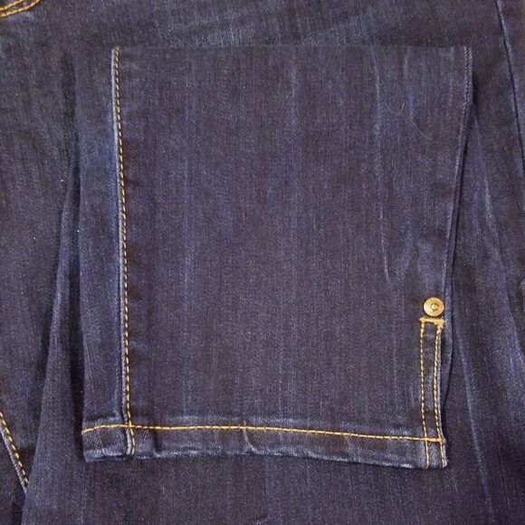 Seven7 All-In-One Solution High Rise Ankle Skinny Blue Jeans - Picture 9 of 9